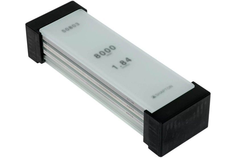 Set of 3 Japanese sharpening stones Shapton Glass Stone 50308 grit 500, 2000 and 8000 + holder