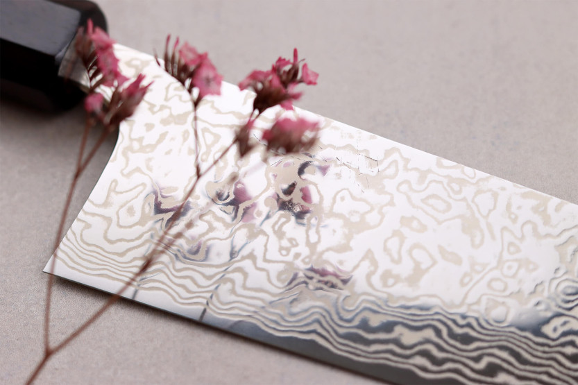 nakiri mes 16,5cm japonais artisanaal Masashi Yamamoto SLD damas
