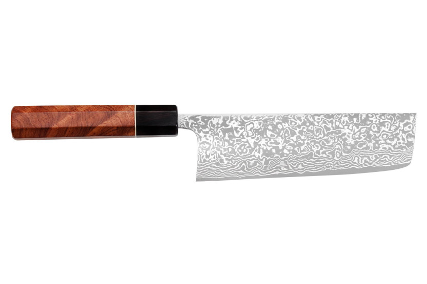 nakiri kniv 16,5cm japonais artisanal Masashi Yamamoto SLD damas