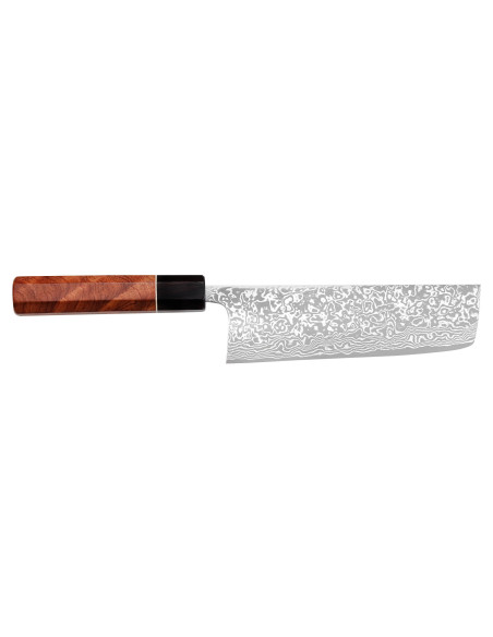 nakiri veitsi 16,5cm japonais artisanal Masashi Yamamoto SLD damas