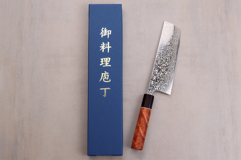 faca nakiri 16,5cm japonês artesanal Masashi Yamamoto SLD damas