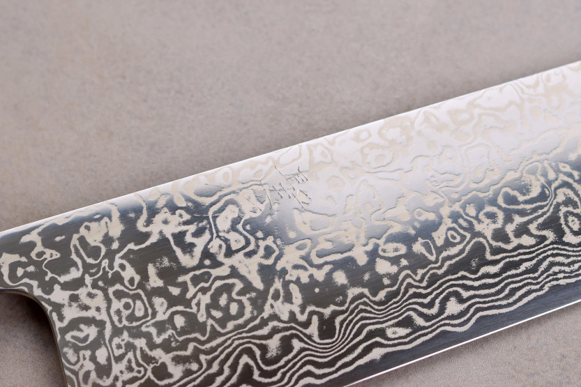 nakiri kniv 16,5cm japonais artisanal Masashi Yamamoto SLD damas