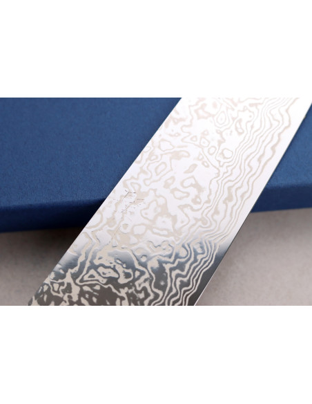 Bunka-Messer 16,5cm japanisch handgefertigt Masashi Yamamoto SLD damast