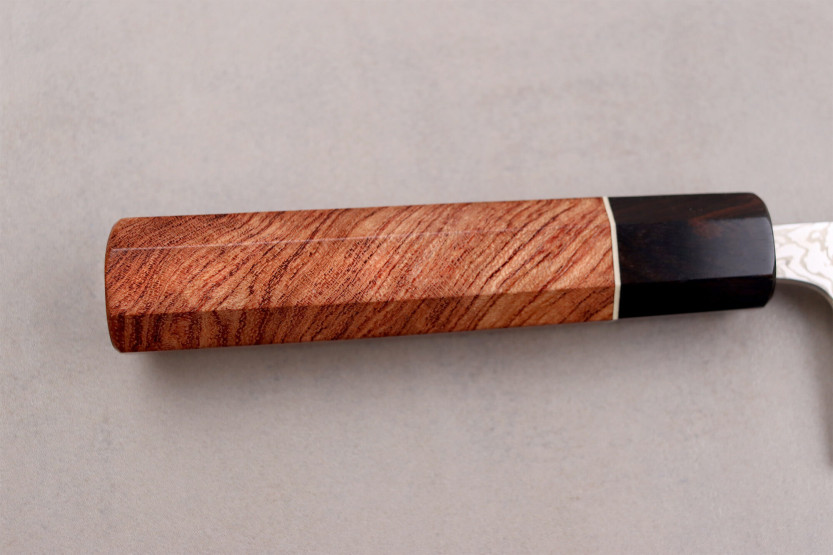Faca bunka japonesa artesanal Masashi Yamamoto SLD damascus 16,5 cm