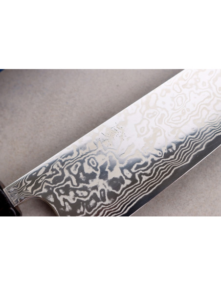 Couteau ko-bunka 13,5cm Japonés artesanal Masashi Yamamoto SLD damas