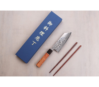 Couteau ko-bunka 13,5cm Japonês artesanal Masashi Yamamoto SLD damas 2