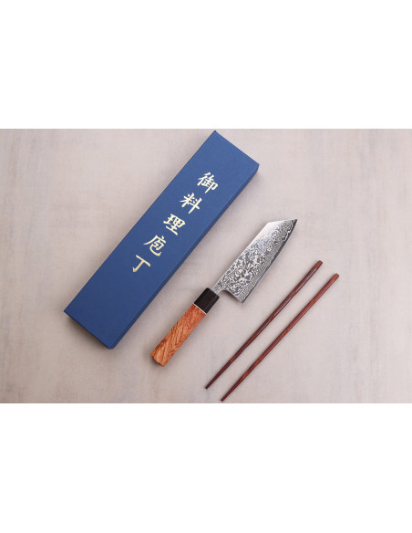 Couteau ko-bunka 13,5cm Japonés artesanal Masashi Yamamoto SLD damas