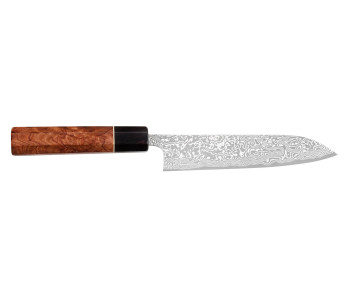 Faca universal japonesa Masashi Yamamoto SLD damascus 15cm feita à mão