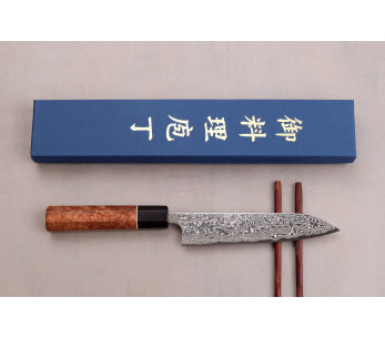 cuchillo universal japonés Masashi Yamamoto SLD damasco 15cm hecho a mano 2