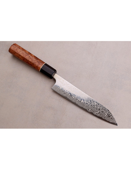 Faca universal japonesa Masashi Yamamoto SLD damascus 15cm feita à mão