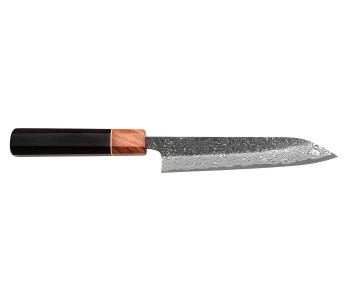 Masashi Yamamoto SLD Kuro damaskus 15cm handgjord japansk universalkniv