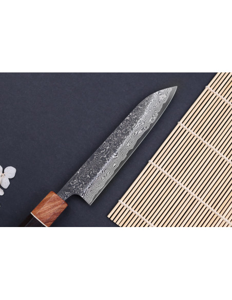 Masashi Yamamoto SLD Kuro damaskus 15 cm håndlavet japansk universalkniv
