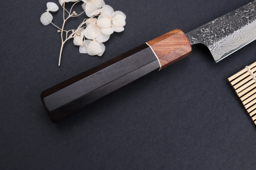 Masashi Yamamoto SLD Kuro damascus 15cm coltello universale giapponese fatto a mano