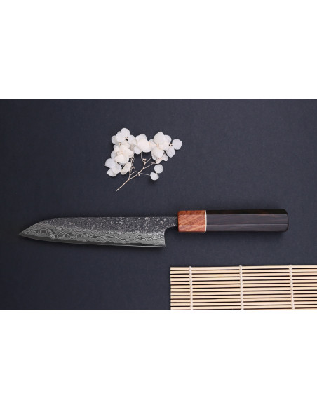 Masashi Yamamoto SLD Kuro damascus 15cm handmade japanese Universal knife