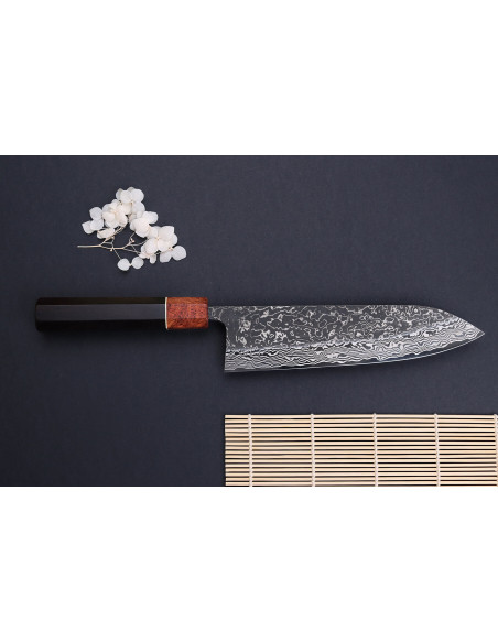 Masashi Yamamoto SLD Kuro damascus käsintehty 21cm gyuto veitsi