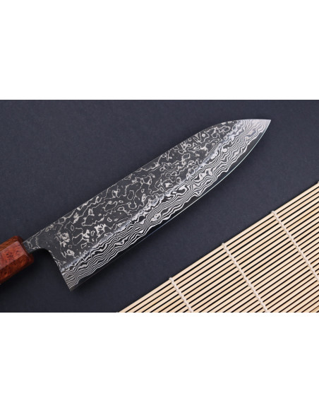 Masashi Yamamoto SLD Kuro damascus gyuto 21 cm coltello giapponese fatto a mano