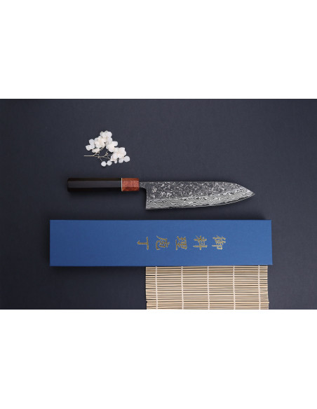 Masashi Yamamoto SLD Kuro damascus käsintehty 21cm gyuto veitsi