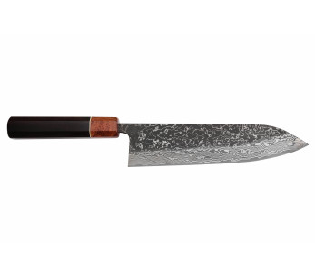 Masashi Yamamoto SLD Kuro damascus gyuto 21 cm coltello giapponese fatto a mano