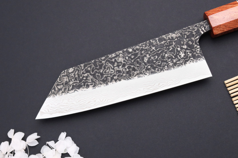 Masashi Yamamoto SLD Kuro damaskus 16,5 cm japansk håndlaget bunka-kniv