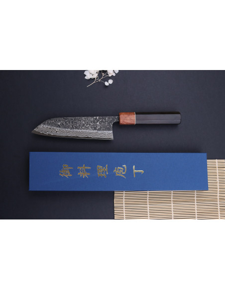 Masashi Yamamoto SLD Kuro damaskus 16,5 cm japansk santokukniv