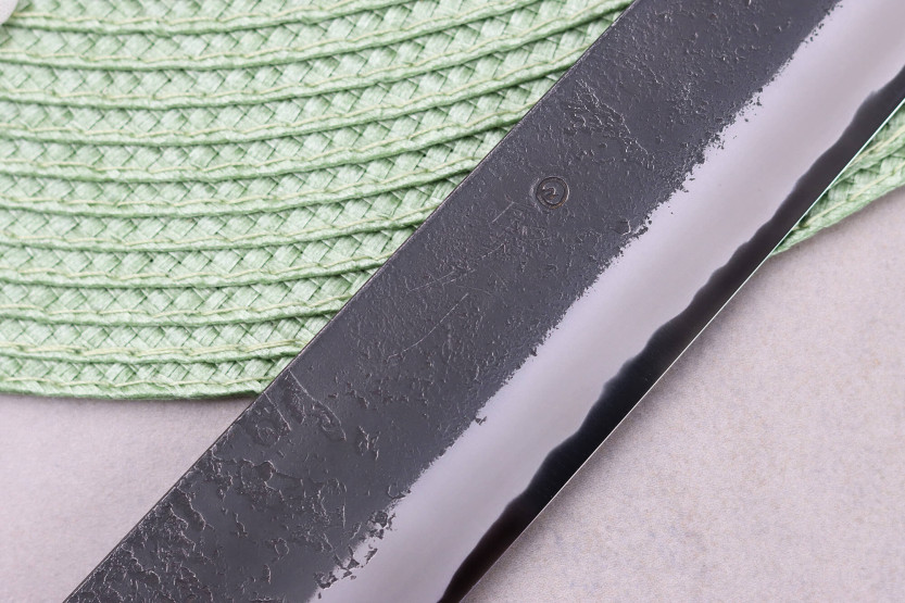 Masashi Yamamoto BS1 Preto Nashiji 27cm sujihiki faca japonesa feita à mão