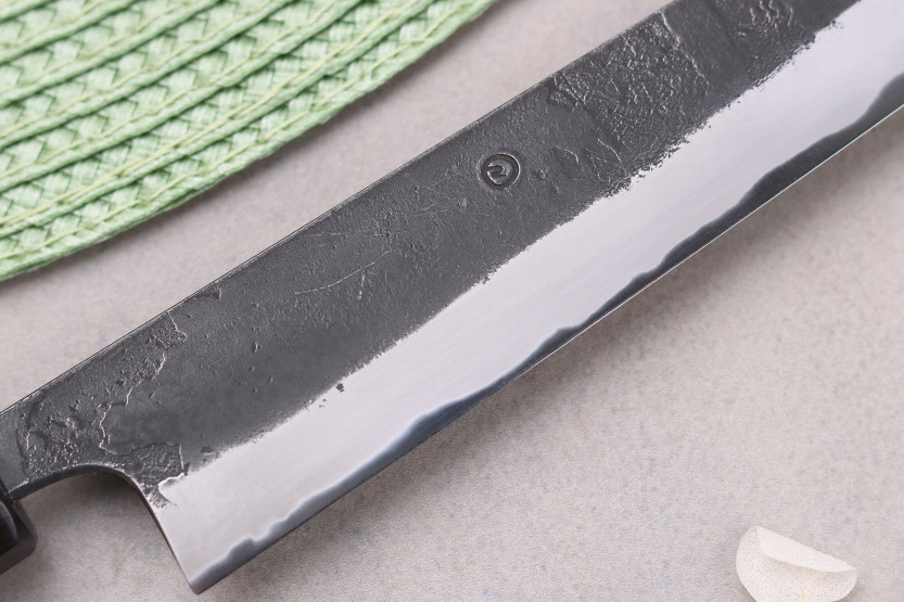 Masashi Yamamoto BS1 Black Nashiji 15 cm håndlaget japansk universalkniv