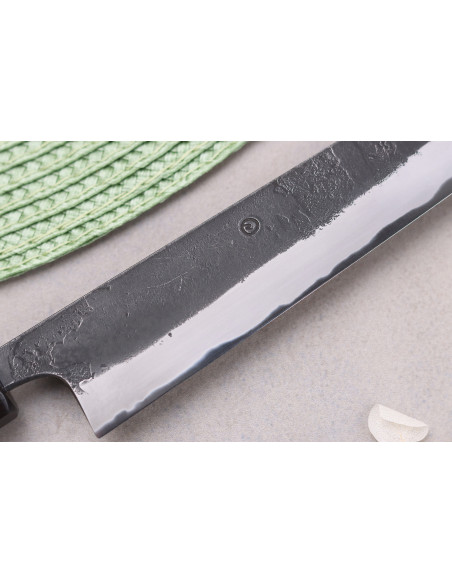 Masashi Yamamoto BS1 Black Nashiji 15cm handgemaakt Japans universeel mes