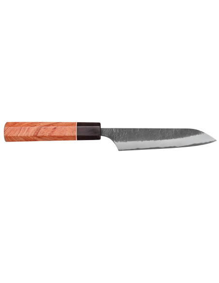 Masashi Yamamoto BS1 Black Nashiji 12 cm, coltello universale giapponese fatto a mano