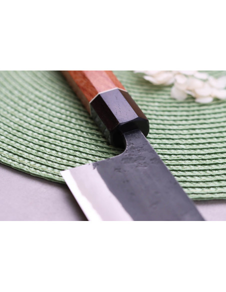 nakiri mes 16,5cm japans ambachtelijk Masashi Yamamoto BS1 Black Nashiji