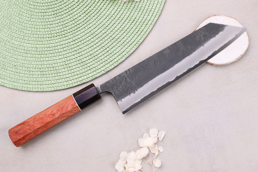 Kiritsuke-messer 21cm japanische Handwerkskunst Masashi Yamamoto BS1 Schwarz Nashiji