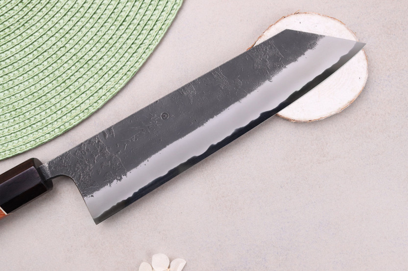 Kiritsuke-messer 21cm japanische Handwerkskunst Masashi Yamamoto BS1 Schwarz Nashiji