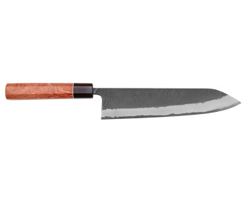 Masashi Yamamoto BS1 Musta Nashiji 24cm Japanilainen käsintehty gyuto veitsi