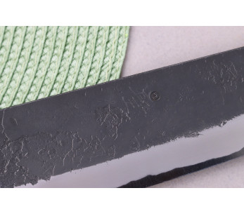Masashi Yamamoto BS1 Black Nashiji 24 cm coltello giapponese gyuto fatto a mano 2