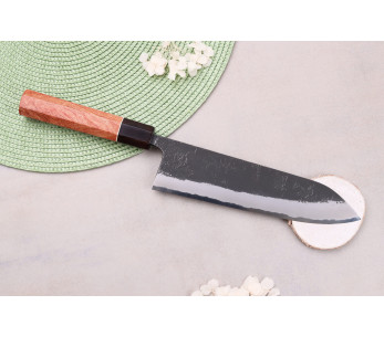 Masashi Yamamoto BS1 Musta Nashiji 21cm Japanilainen käsintehty gyuto veitsi 2