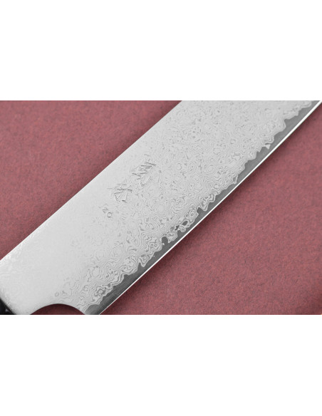 Couteau sujihiki kirsebærplukker 24cm japonais artisanal Yuzo Damas VG10