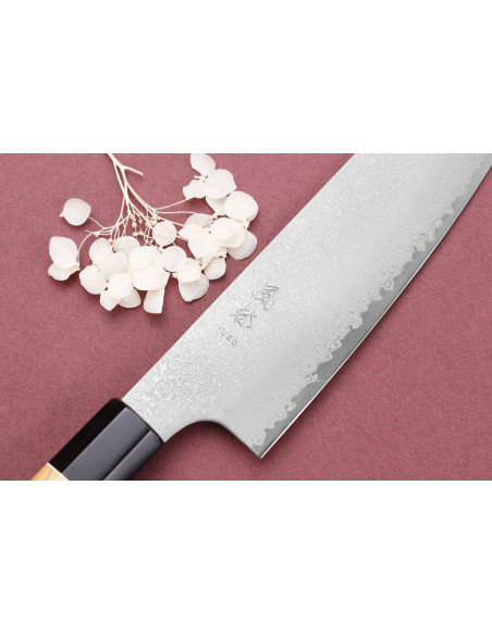 VG10 Yuzo Damascus 18cm Japans bunka mes