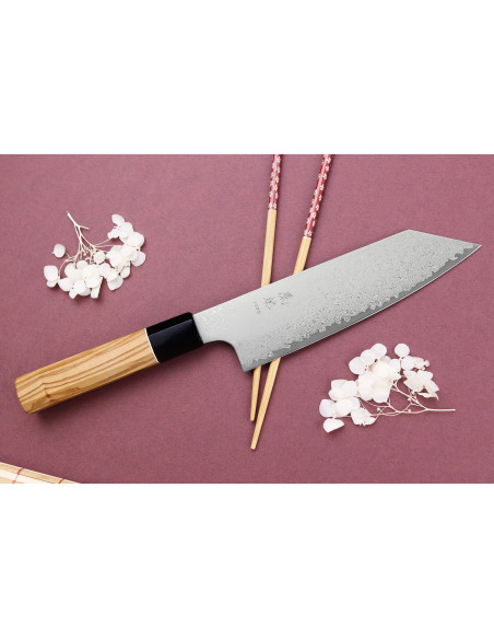 VG10 Yuzo Damascus 18cm Japanilainen bunka veitsi