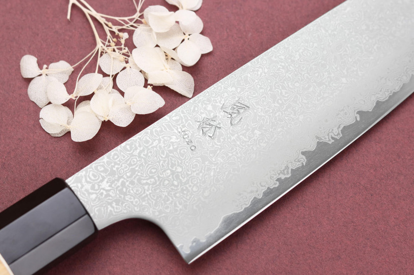 VG10 Yuzo Damasco 16,5 cm coltello santoku giapponese fatto a mano