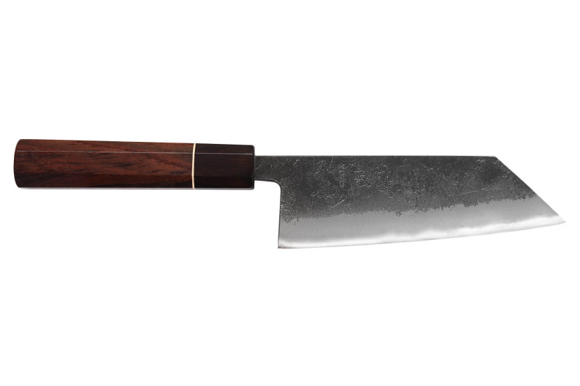 13,5cm cuchillo ko-bunka Yuzo Negro Nashiji cuchillo tradicional japonés