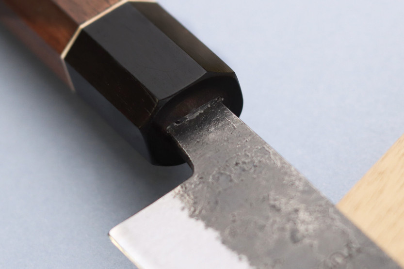 Yuzo Black Nashiji 13,5cm Japans handgemaakt ko-bunka mes