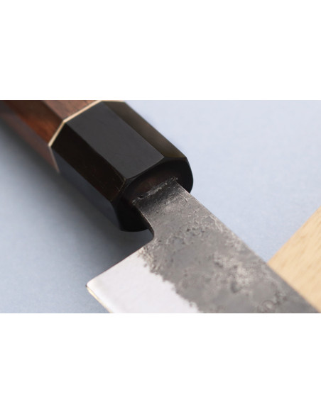 Yuzo Black Nashiji 13,5cm Japans handgemaakt ko-bunka mes