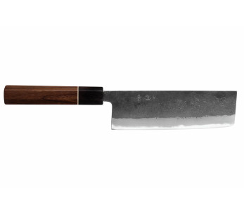 coltello nakiri 16,5 cm Japonais artisanal Yuzo Black Nashiji