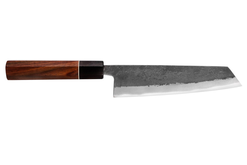 Kiritsuke mes 18cm Japans ambachtelijk Yuzo Black Nashiji