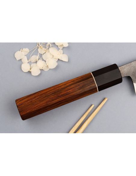 18cm japanilainen kokki ' s veitsi Yuzo Musta Nashiji