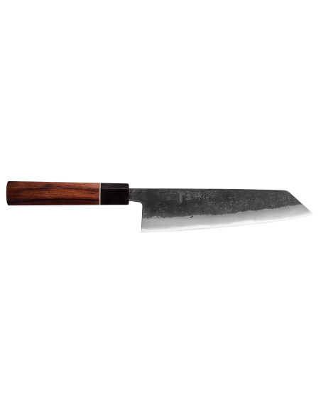 Cuchillo kiritsuke 21cm artesanal japonés Yuzo Negro Nashiji