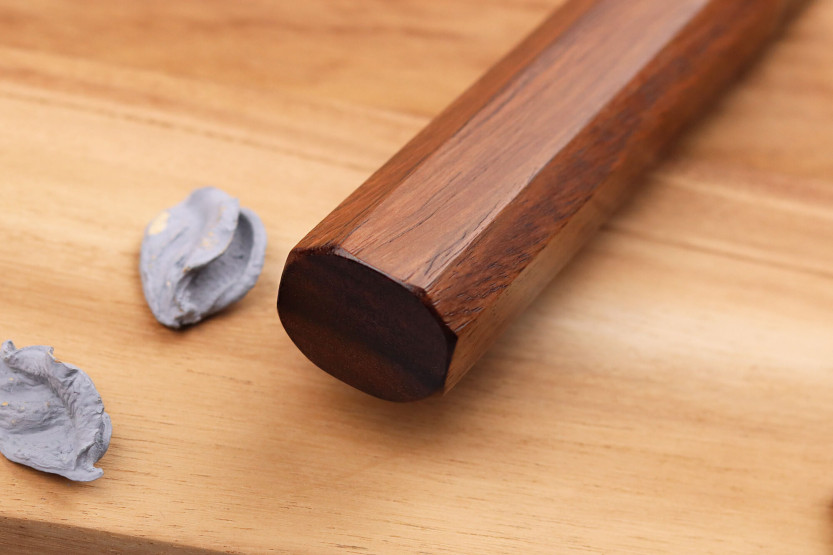 Kiritsuke-messer 24cm japanische handwerkliche Yuzo Schwarz Nashiji