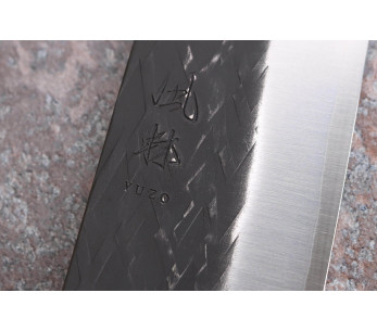 Yuzo Black SLD eebenpuu ja oliivipuu 24cm japanilainen käsityöläiskokki ' s veitsi 2
