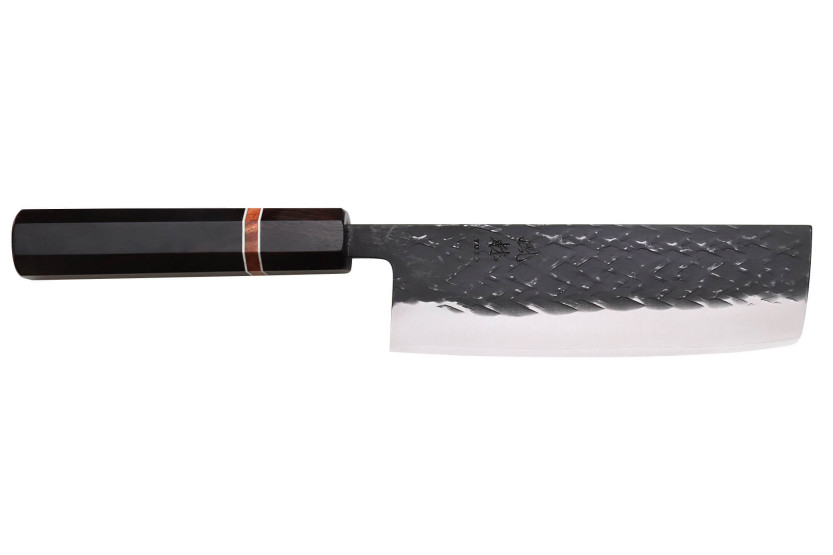 Yuzo Black SLD ibenholt og kvæde 16,5 cm japansk håndlavet nakiri-kniv
