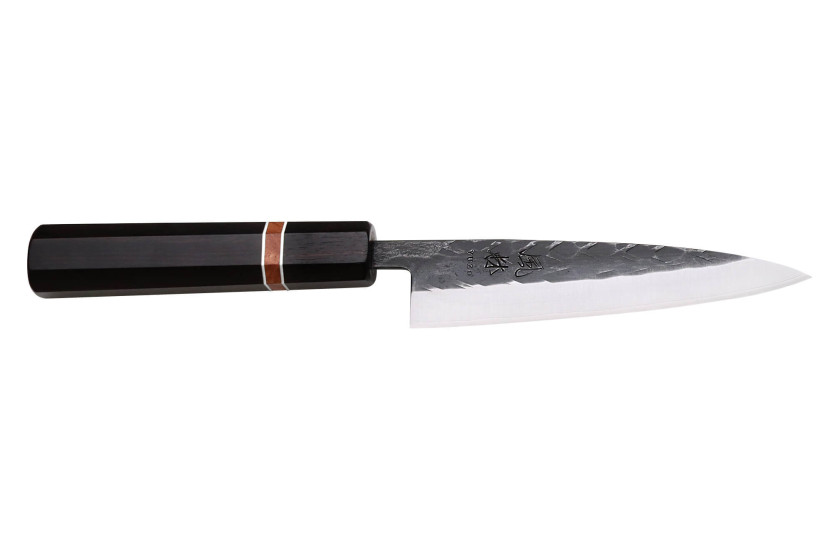 Yuzo Black SLD ibenholt og kvæde 13,5 cm japansk håndværkskniv Universalkniv