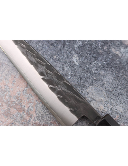 Yuzo Black SLD ibenholt og kvede 13,5 cm japansk håndverkskniv Universalkniv